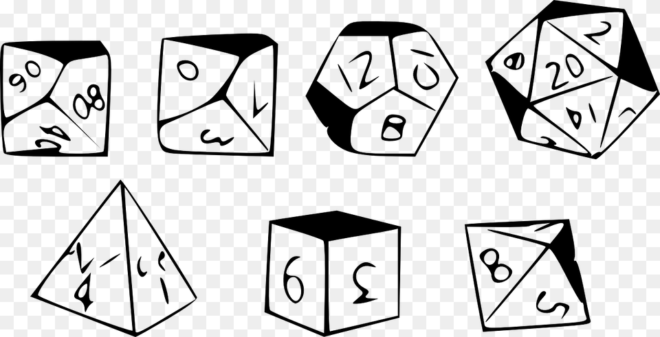 Rpg Dice, Gray Png Image