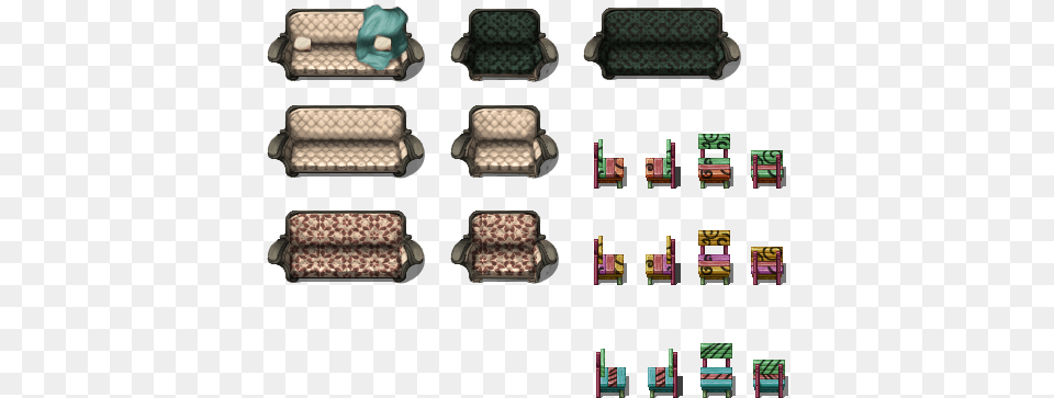 Rpg Maker Chairs, Couch, Furniture Free Transparent Png