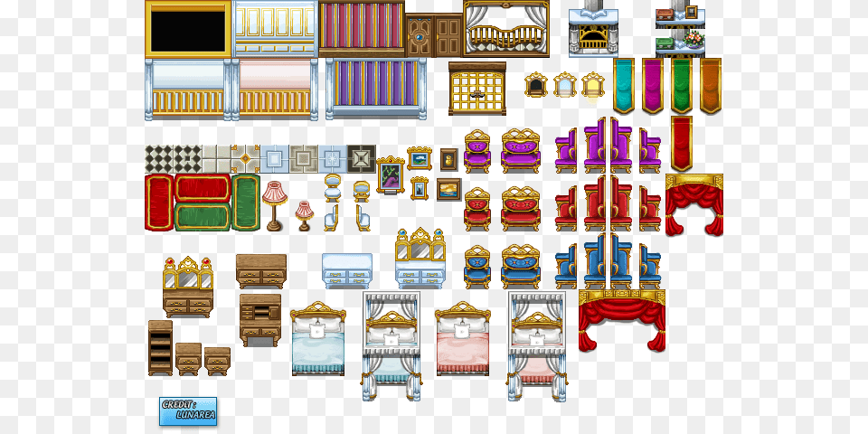 Rpg Maker Tileset Castle, Architecture, Building Png