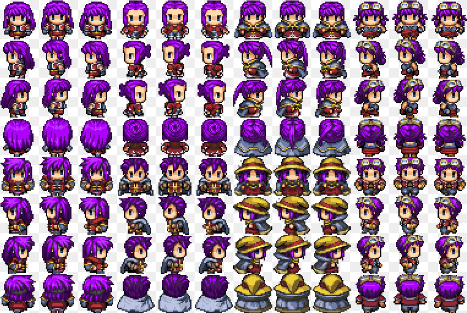 Rpg Maker Vx Characters, People, Person, Purple, Art Png Image
