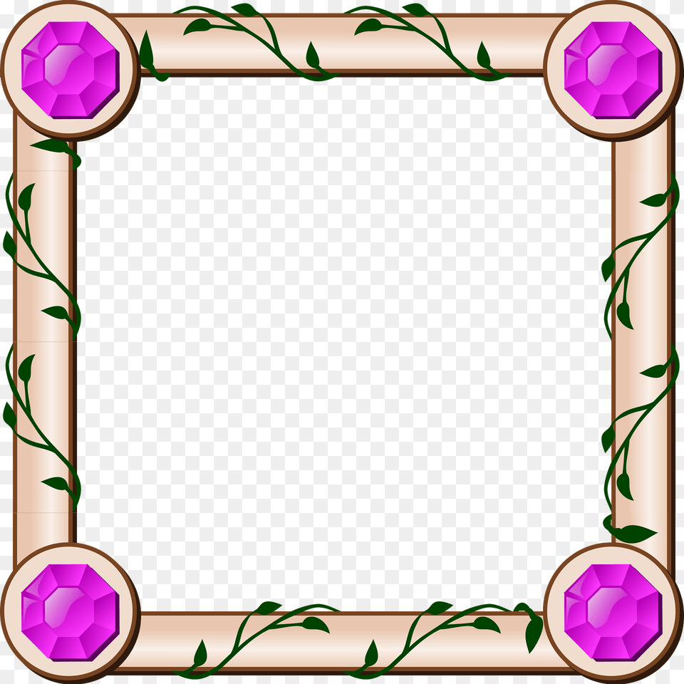 Rpg Map Ivy Border Clipart, Purple Free Png