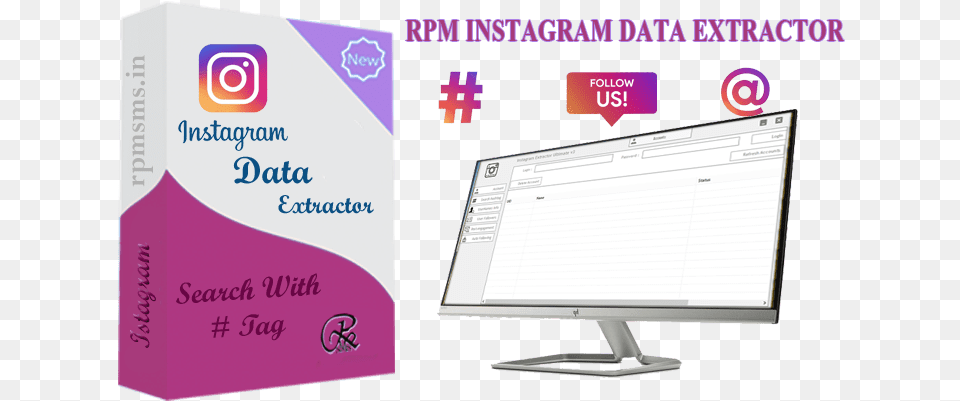 Rpm Instagram Extractor Lcd Display, Computer Hardware, Electronics, Hardware, Monitor Png