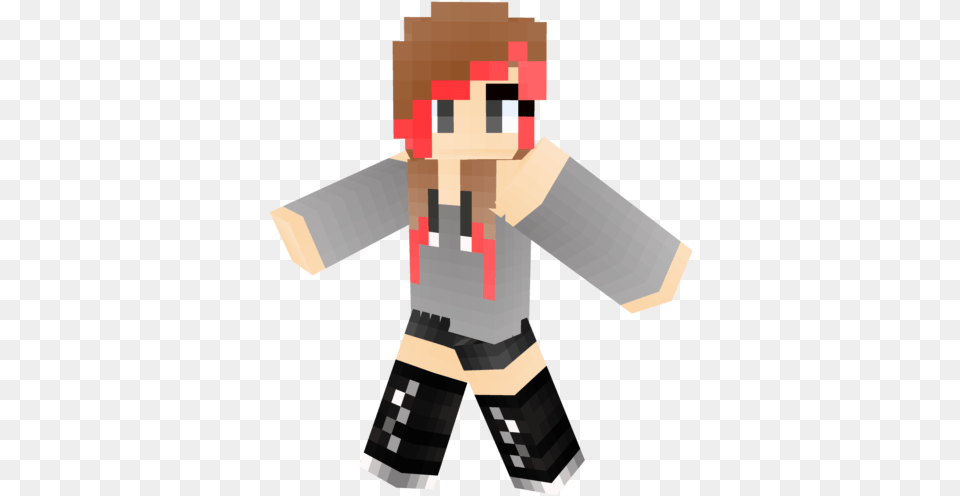 Rppng Minecraft Girl Skin Free Transparent Png