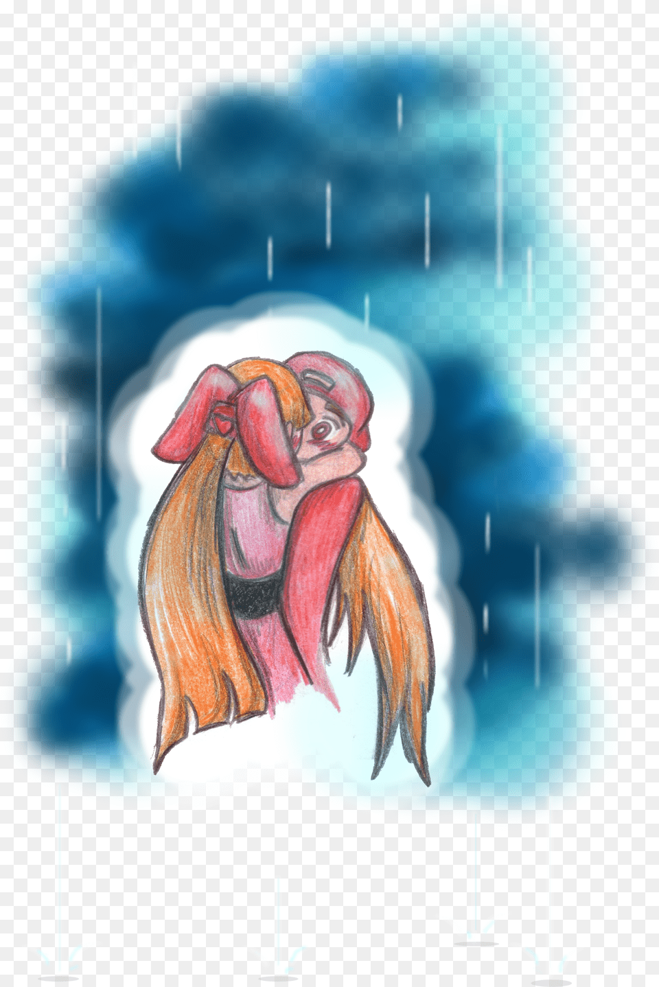 Rq In The Light Of Rain By Kazunapikachu D5bnm0x Chicken Png Image