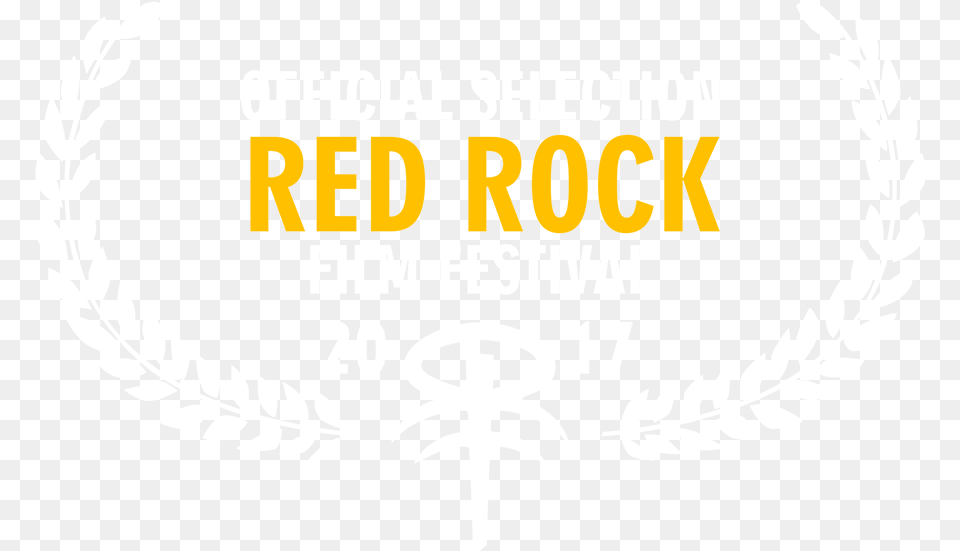 Rrff White Logo Yellow Red Rock Film Festival Laurel, Emblem, Symbol Free Png