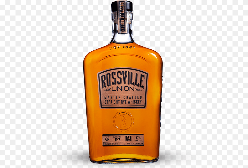 Rrossville Union Rossville Union Straight Rye Barrel Proof, Alcohol, Beverage, Liquor, Whisky Free Png Download