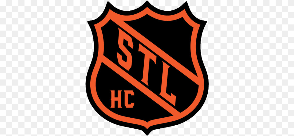 Rsportz Hockey Club Of St Louis Orange And Black Nhl Logo, Badge, Symbol, Road Sign, Sign Free Png