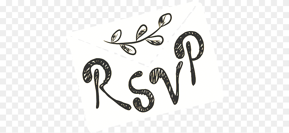 Rsvp Letter Word Art Illustration, Envelope, Mail Png Image
