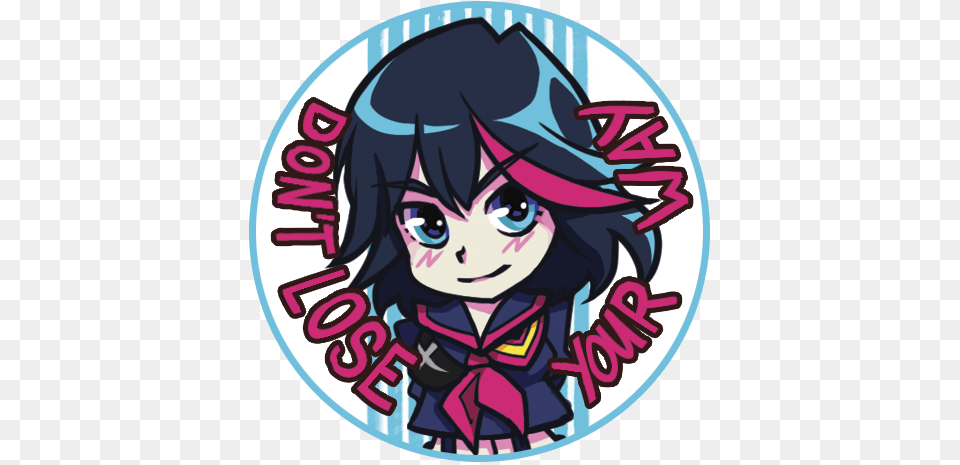 Rtil Ryuko Matoi Button Storenvy, Book, Comics, Publication, Baby Free Png