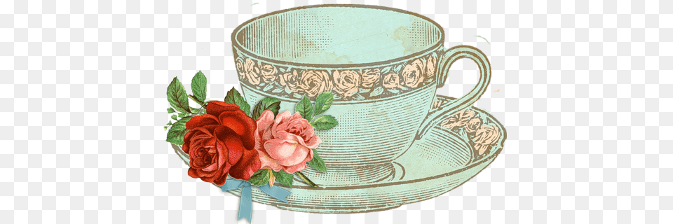 Ru Auf Liveinternet Vintage Tea Cup, Flower, Plant, Rose, Saucer Png