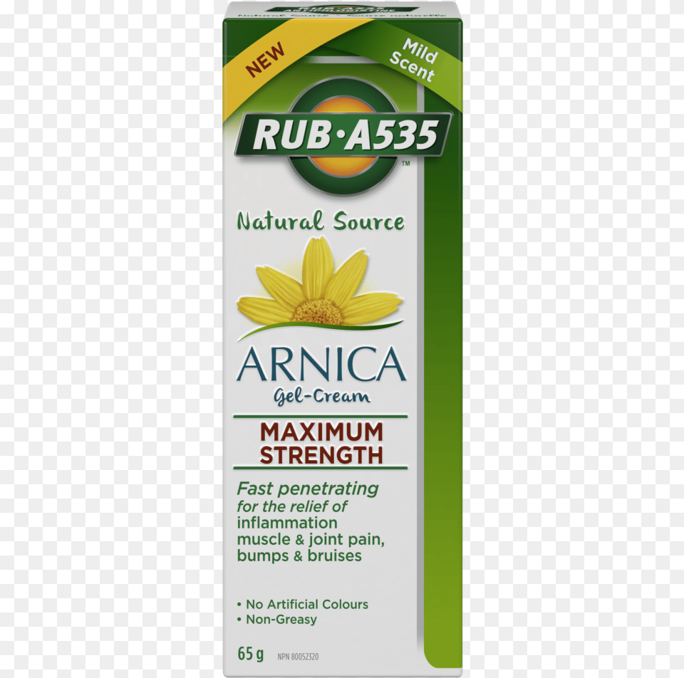 Rub A535 Arnica Gel Cream Rub, Herbal, Herbs, Plant, Advertisement Png Image