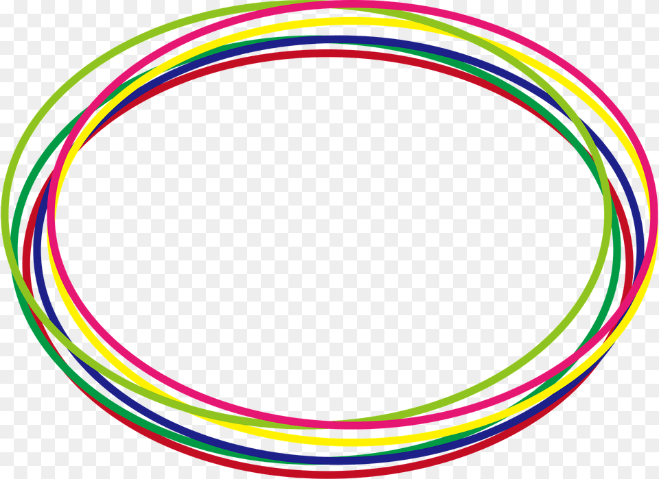 Rubber Band Clipart, Hoop, Oval Png Image