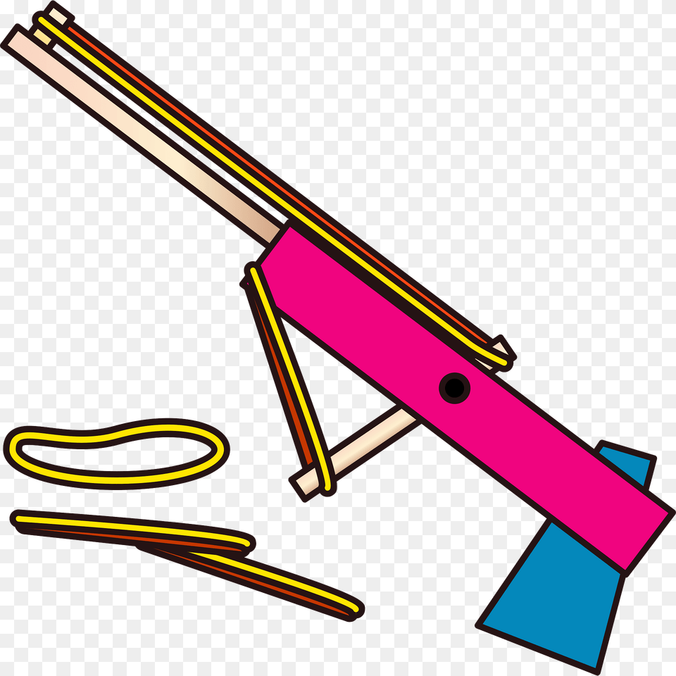 Rubber Band Gun Toy Clipart, Bow, Weapon Free Png Download