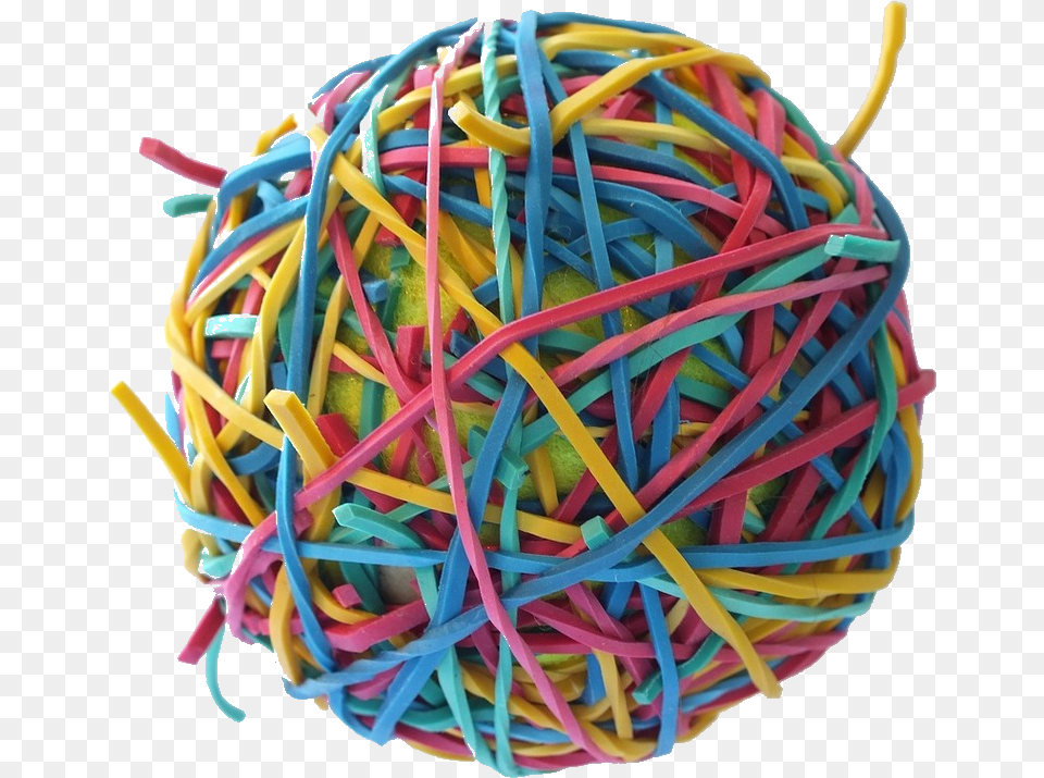 Rubber Band Invented, Sphere, Yarn Free Png Download