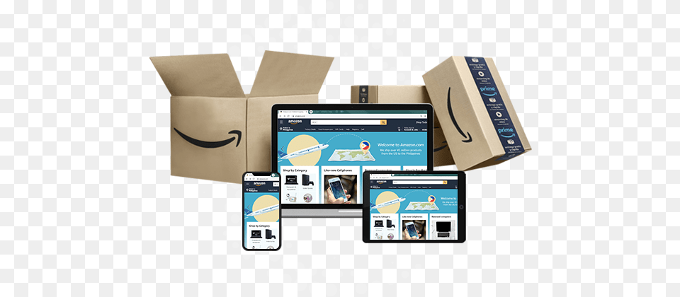 Rubber Boom Media Amazon Marketing Agency U0026 Consultants Cardboard Box, Carton, Person, Package Delivery, Package Free Png