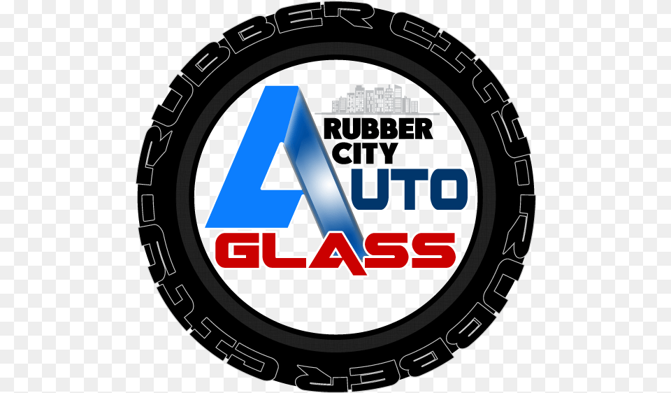 Rubber City Auto Glass Circle, Logo, Emblem, Symbol, Tire Png