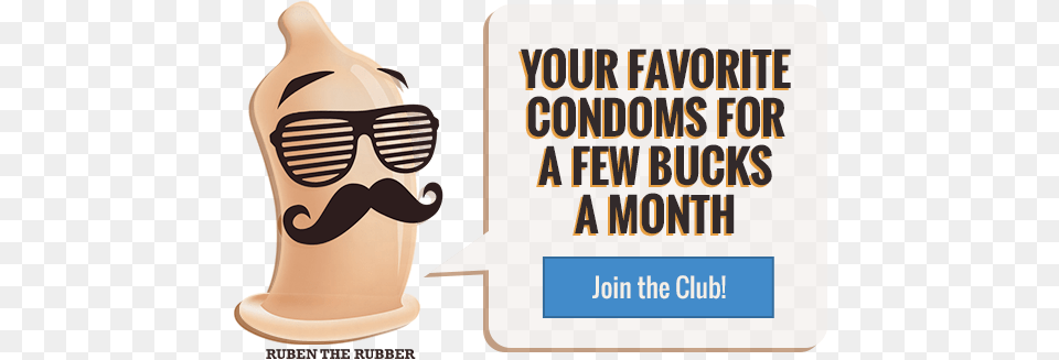 Rubber Club Online Condom Store Favorite Condom, Face, Head, Mustache, Person Free Png