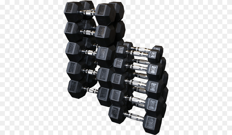 Rubber Coated Dumbbell Pair Body Solid Sdr85 85 Lb Body Solid, Fitness, Gym, Gym Weights, Sport Free Png Download