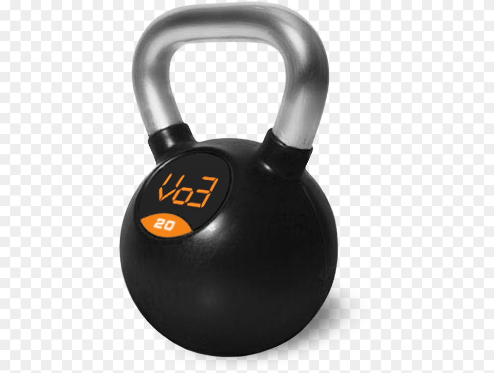 Rubber Coated Kettlebells Jordan Black Rubber Kettlebell With Chrome Handle, Fitness, Gym, Sport, Working Out Free Png