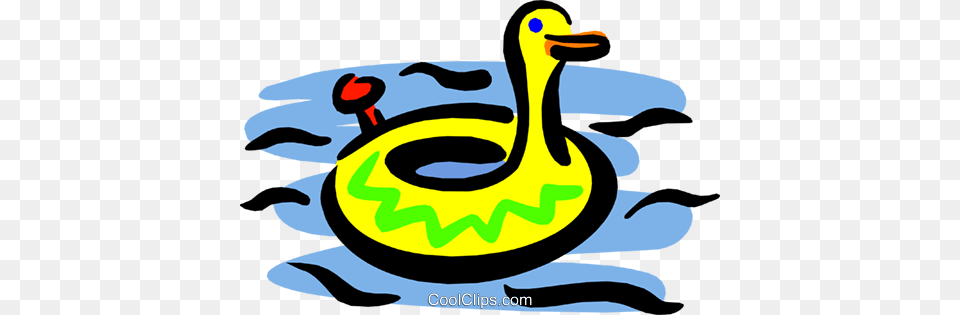Rubber Duck Royalty Free Vector Clip Art Illustration, Animal, Bird, Penguin, Water Png Image