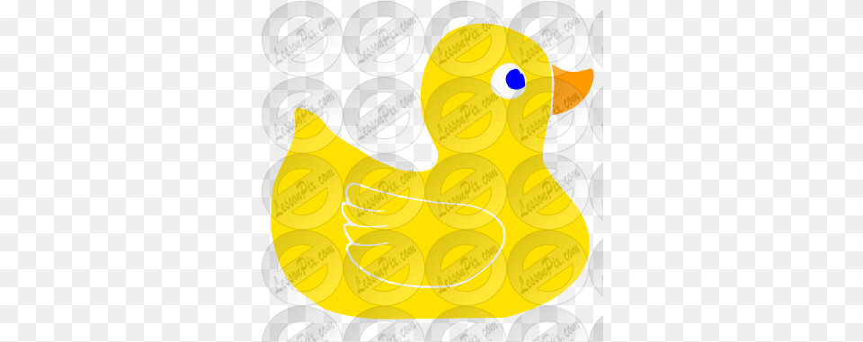 Rubber Duck Stencil For Classroom Therapy Use Great Circle, Banana, Food, Fruit, Plant Png Image