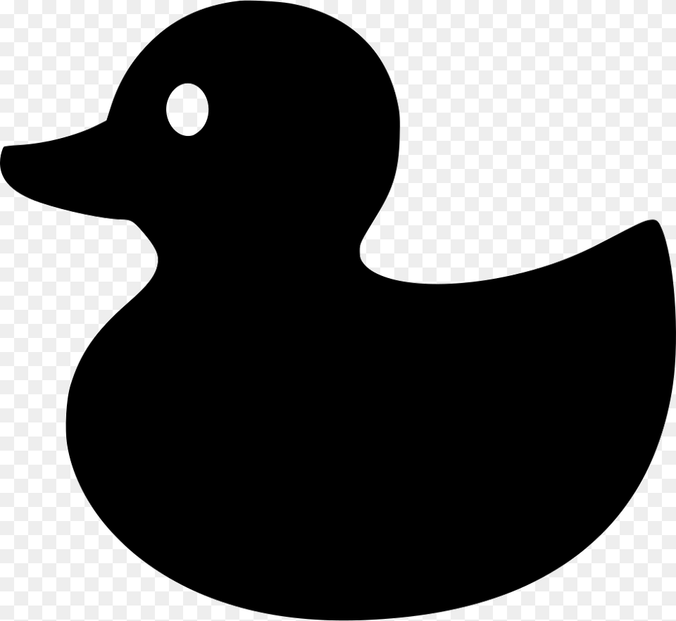 Rubber Ducky Icon, Silhouette, Animal, Bird, Duck Free Transparent Png