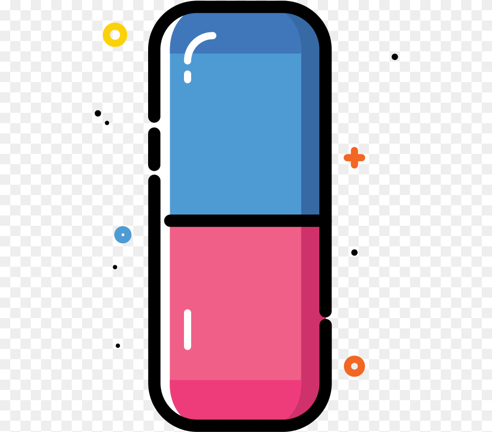 Rubber Eraser Icon Imagen De Borrador, Medication, Pill Free Transparent Png