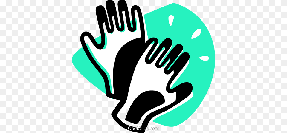 Rubber Gloves Royalty Vector Clip Art Illustration, Clothing, Glove Free Png
