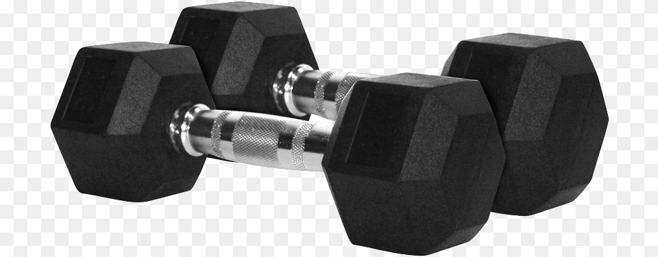 Rubber Hex Dumbbell Dumbell, Fitness, Gym, Gym Weights, Sport Png