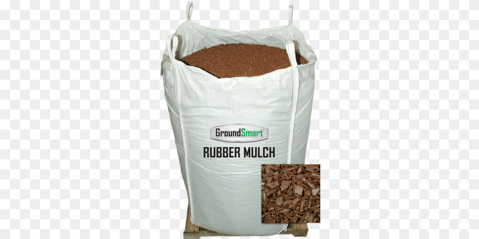 Rubber Mulch 1000 Lbs Super Sack Red Groundsmart Rubber Mulch 385 Cu Ft Espresso Black, Bag, Soil, Diaper, Powder Free Png