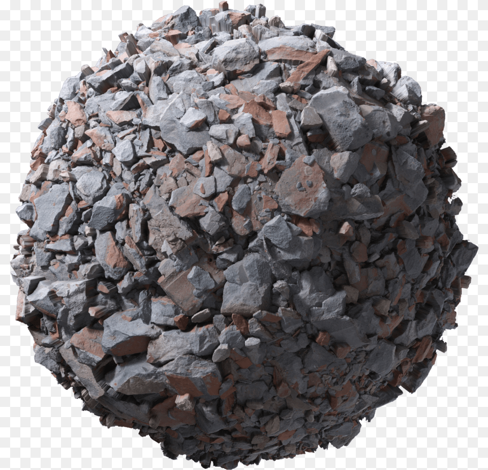 Rubble, Rock, Sphere Free Png Download