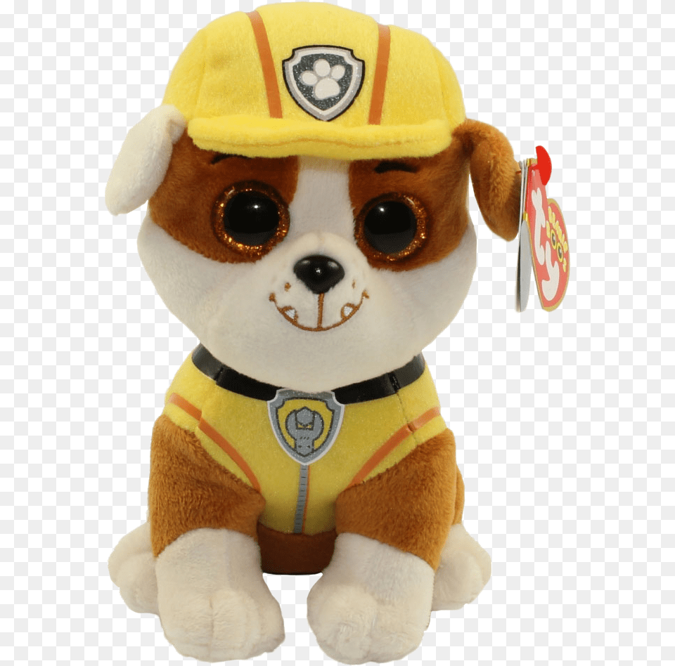 Rubble 6 Beanie Boos Plush Rubble Paw Patrol Ty, Toy Png