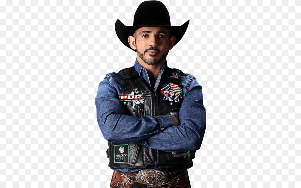 Rubens Barbosa Ruben Barbosa Bull Rider, Hat, Clothing, Coat, Jacket Free Png