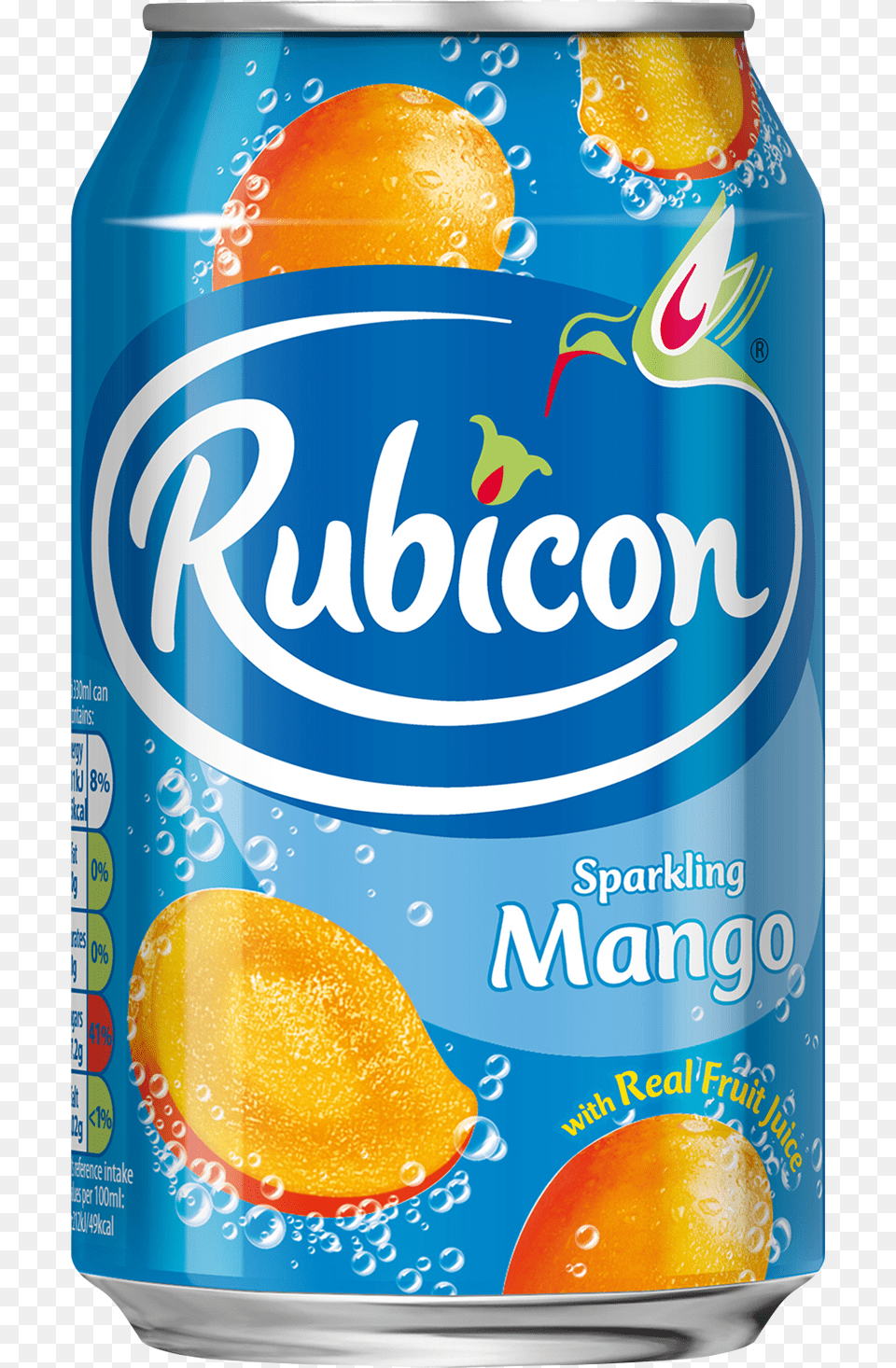 Rubicon Mango Can 24 X 330ml Rubicon Sparkling Mango, Tin, Egg, Food, Beverage Free Png Download
