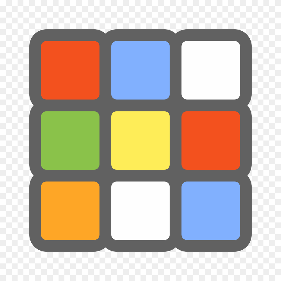 Rubik Cube, First Aid, Paint Container, Palette Free Png Download