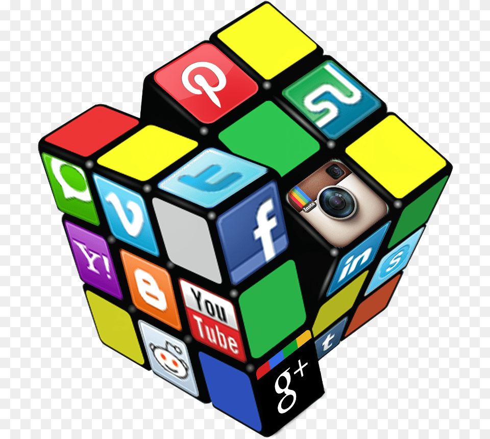 Rubik Cube Cuberubik Social Media Puzzle Game Social Media Rubik39s Cube, Toy, Rubix Cube Free Png Download