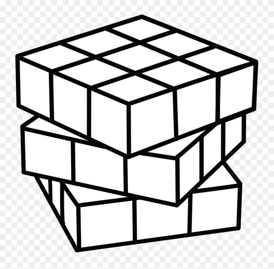 Rubiks Cube Coloring, Toy, Rubix Cube, Blackboard Free Transparent Png