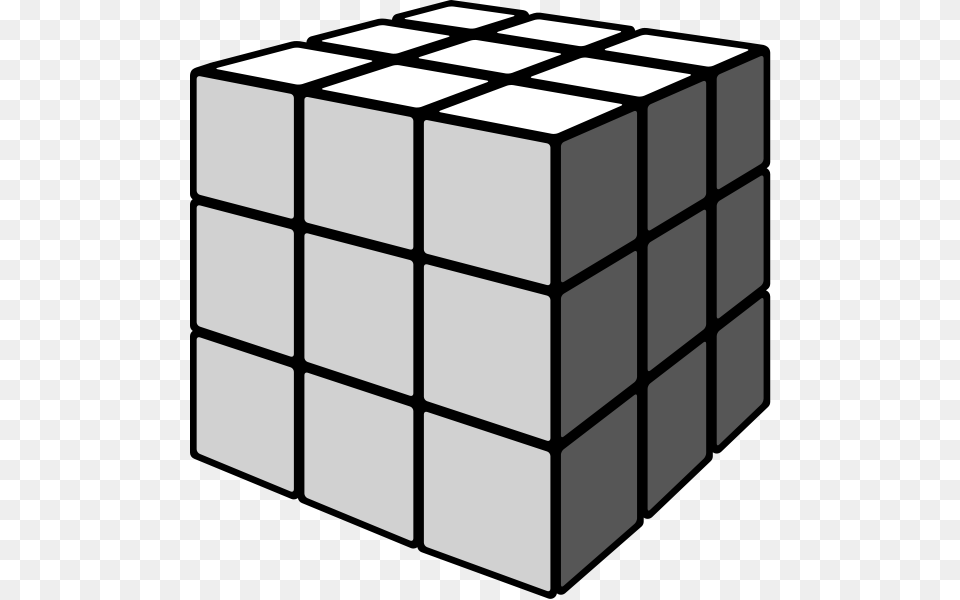 Rubiks Cube Gray Rubix Cube Black And White, Toy, Rubix Cube Free Png