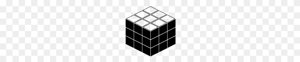 Rubiks Cube Icons Noun Project, Gray Png