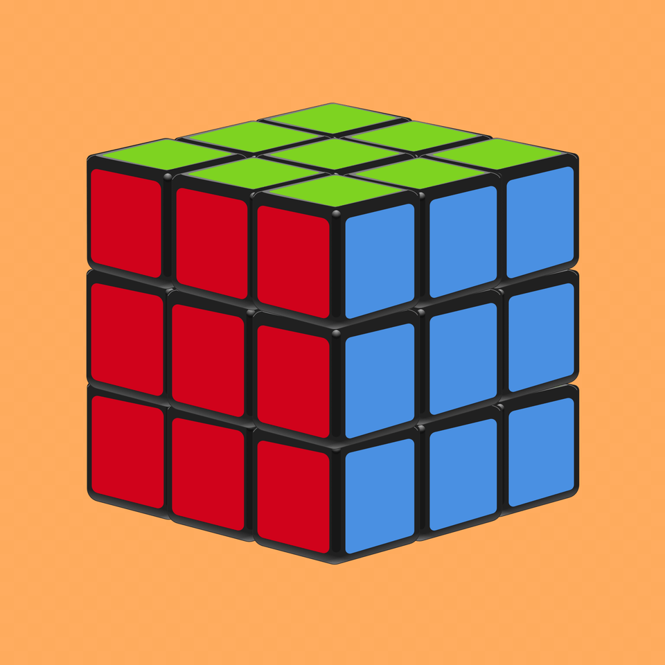 Rubiks Cube Shades Of Gray Rubik39s Cube, Toy, Rubix Cube, Ammunition, Grenade Free Transparent Png