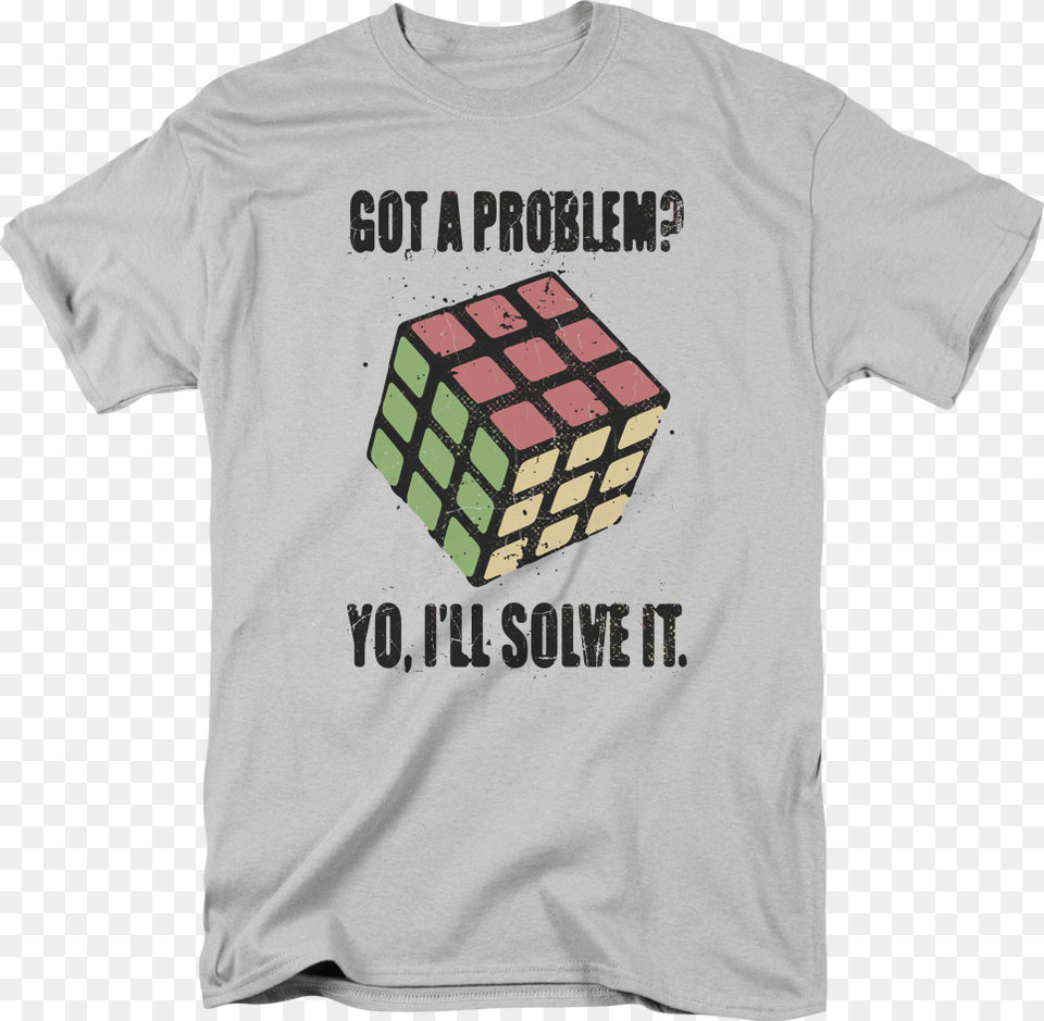 Rubiks Cube Shirt Rubik Cube T Shirt, Clothing, T-shirt, Toy, Rubix Cube Free Transparent Png