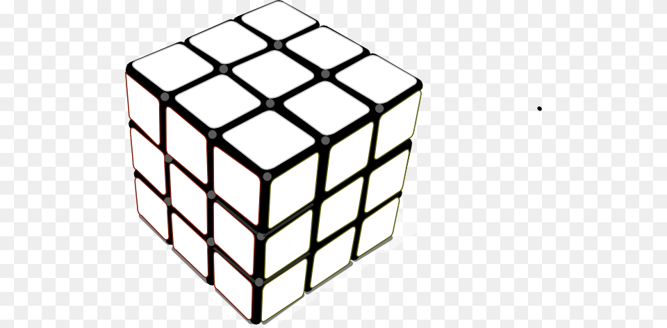 Rubiks Cube White Clip Art, Toy, Ammunition, Grenade, Rubix Cube Free Png Download
