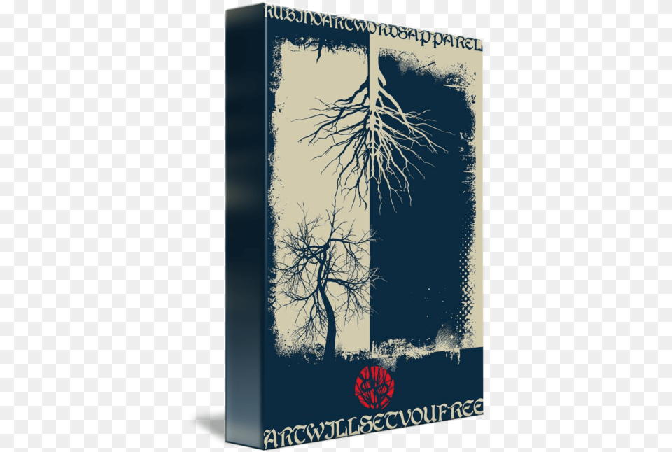 Rubino Grunge Tree By Tony Poster, Book, Publication, Plant, Novel Png Image