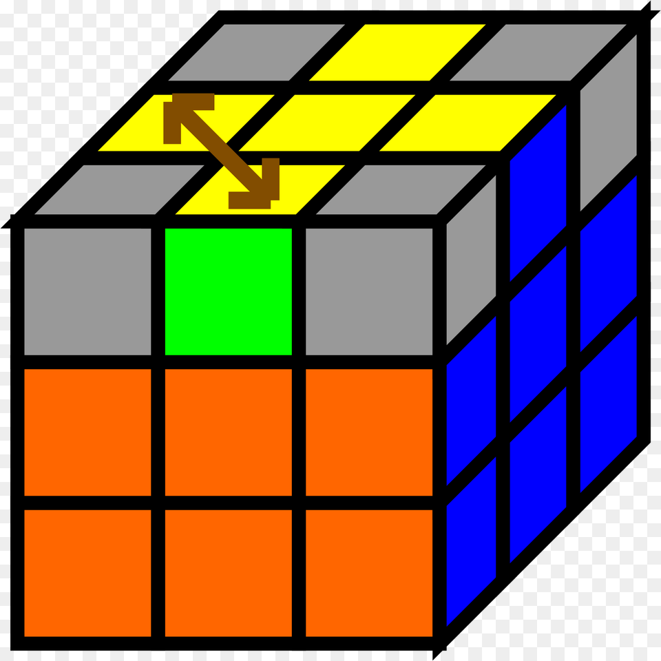 Rubix Cube File Rubik S Cube Beginner S Method Rectangular Prisms With Cubes, Toy, Rubix Cube Free Transparent Png