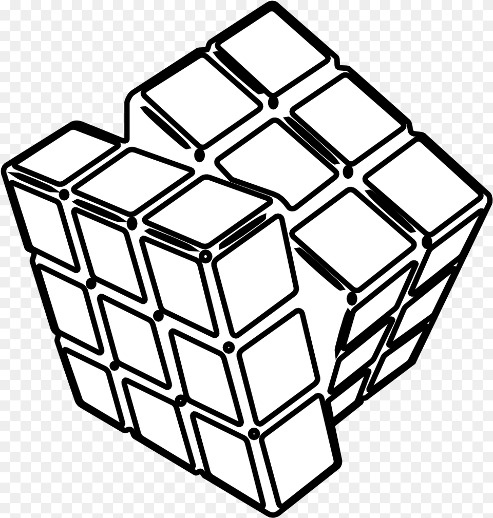 Rubix Cube In Black And White, Toy, Ammunition, Grenade, Weapon Free Transparent Png