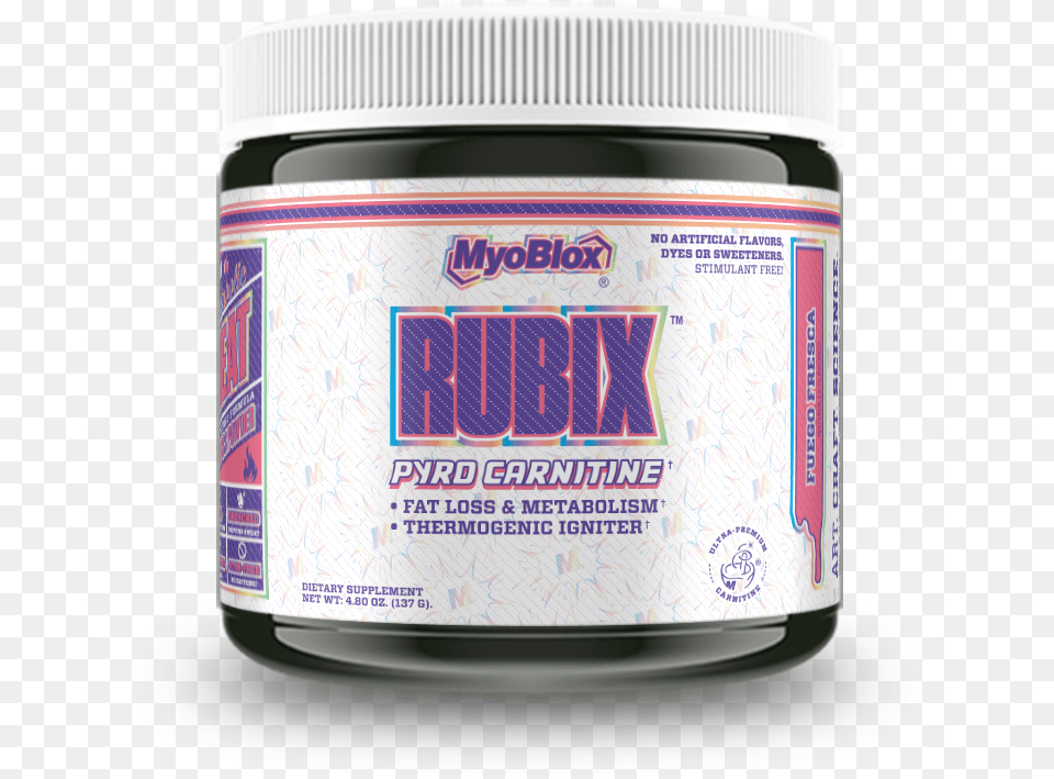 Rubix Nootropic, Jar, Can, Tin Png