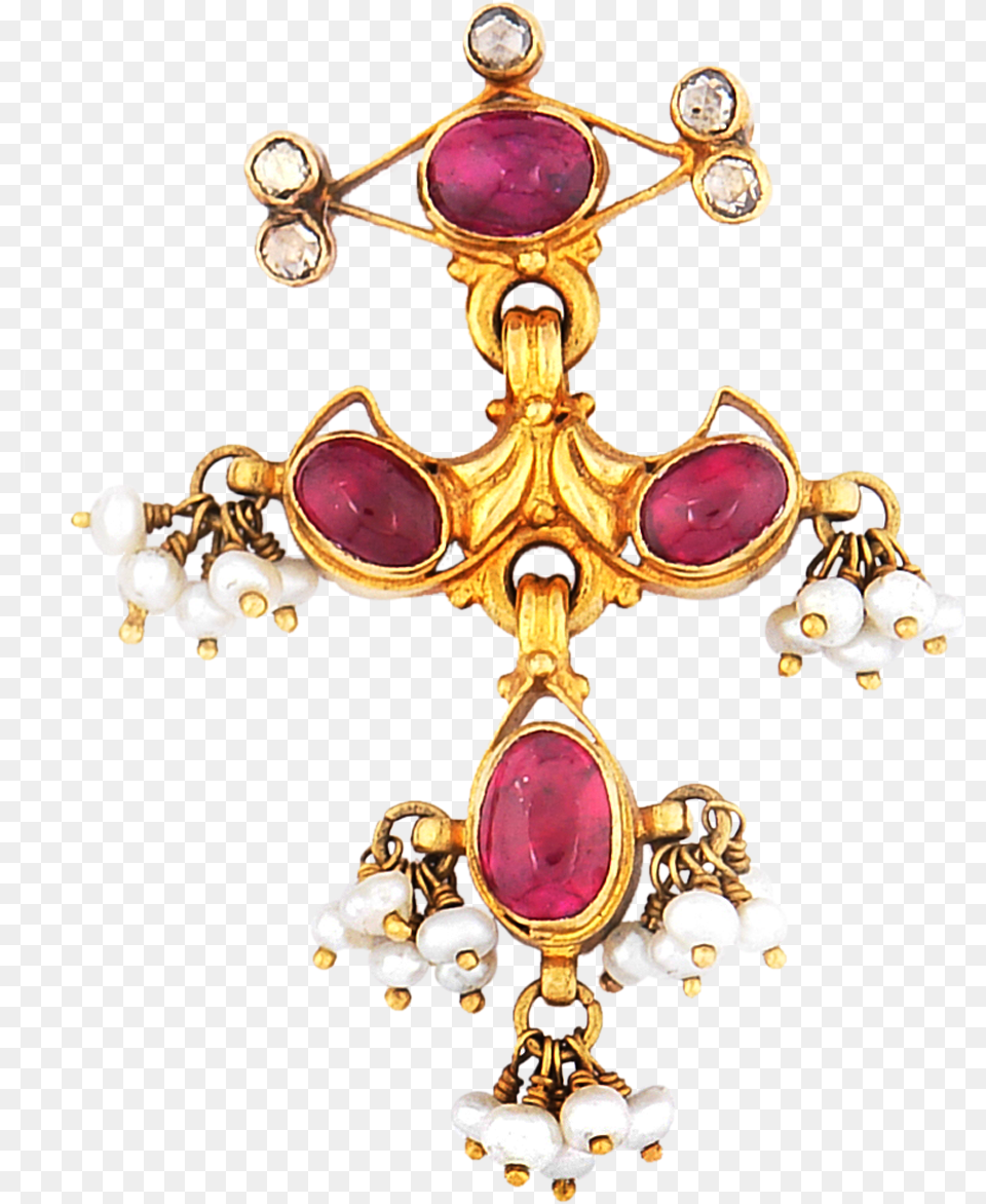Ruby, Accessories, Jewelry, Cross, Symbol Free Png Download