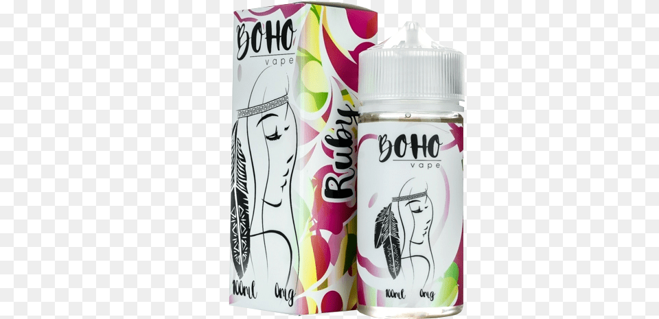 Ruby By Boho Vape, Bottle, Cosmetics, Can, Tin Free Transparent Png