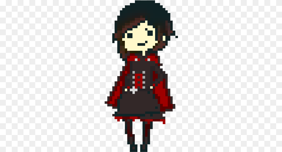Ruby Clipart Pixel Rwby Ruby Rose Pixel, Person Free Png