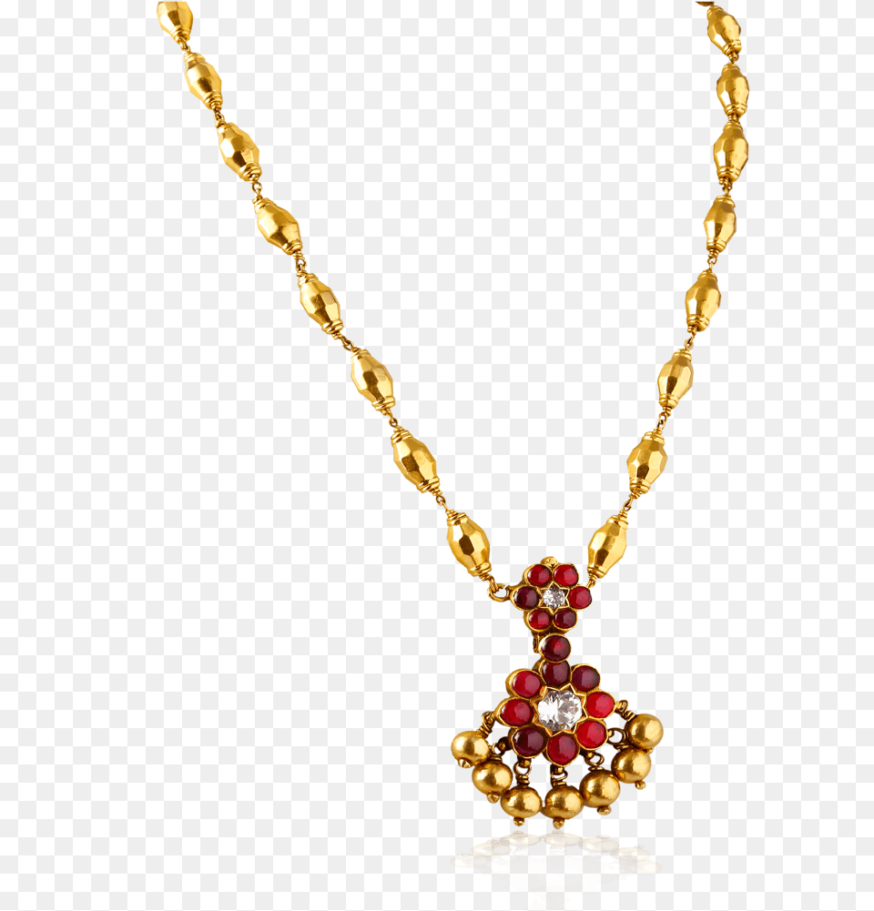 Ruby Diamond Flower Necklace Necklace, Accessories, Jewelry, Gemstone, Pendant Free Transparent Png